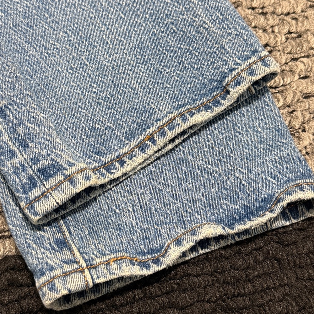 Levi’s Ribcage Straight Ankle Women’s Sz 25 Classic BIG E Preppy Y2K Casual - Picture 7 of 11